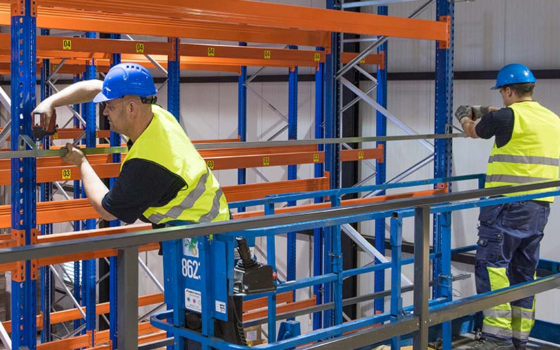 montage magazijninstellingen